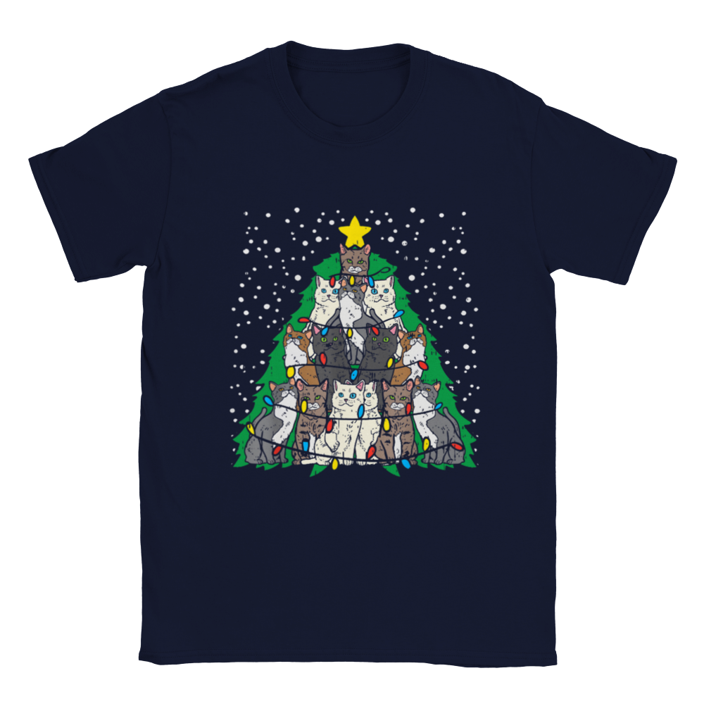 A Very Meowy Christmas Classic Kids Crewneck T-shirt