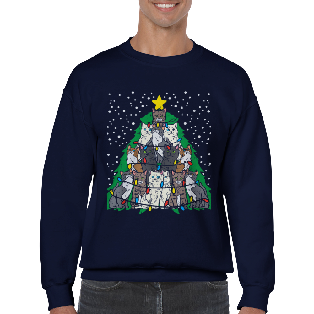 A very Meowy Christmas Unisex Sweatshirt, Cat Christmas Jumper