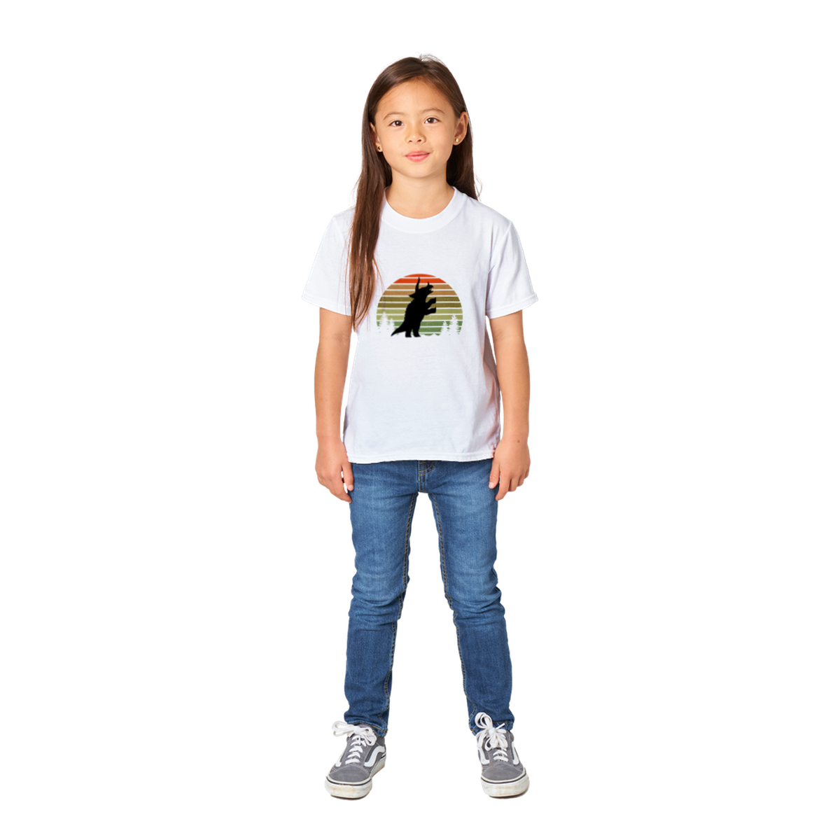 Classic Dinosaur Kids Crewneck T-shirt