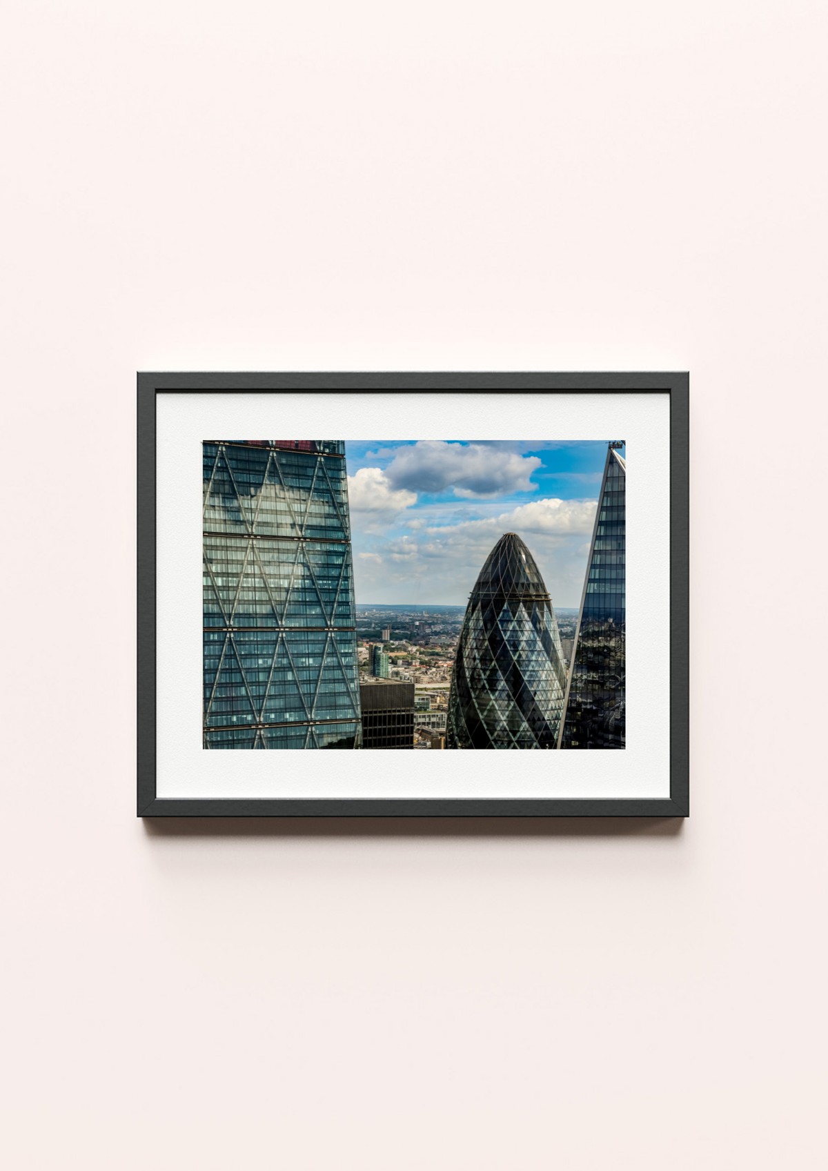 Colour My World - A Piece of Gherkin, Framed and Mounted Photographic Art Print