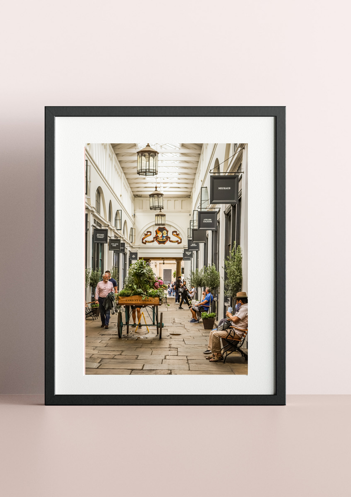 Colour My World - Covent Garden, Framed and Mounted Photographic Art Print