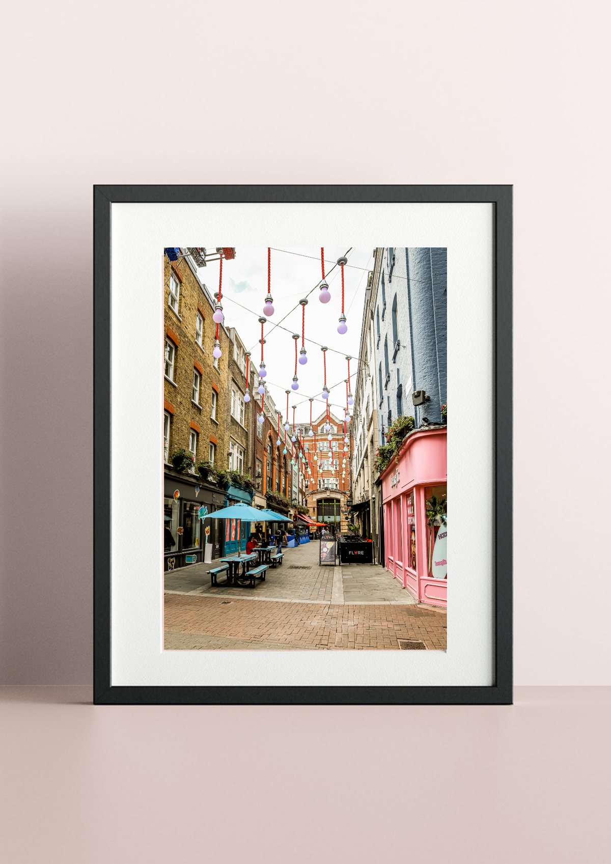 Colour My World - London Lights, Framed and Mounted Photographic Art Print