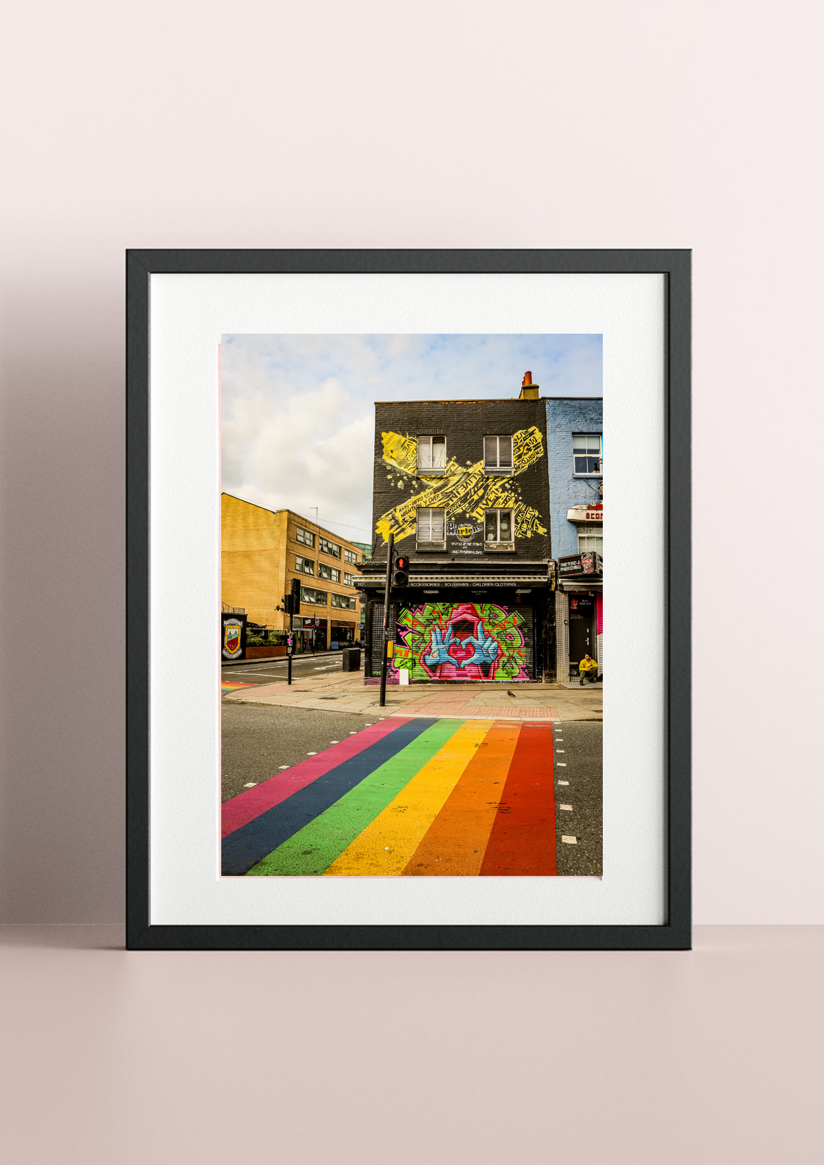 Colour My World - Pride is the Word, Framed and Mounted Photographic Art Print