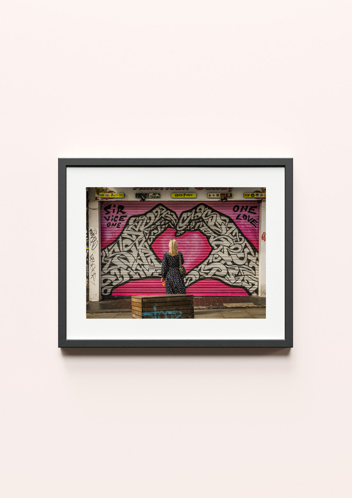 Colour My World - She's in his hands, Framed and Mounted Photographic Art Print