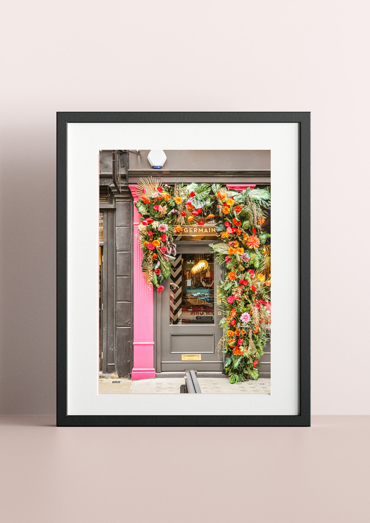 Colour My World - St Germain, Framed and Mounted Photographic Art Print