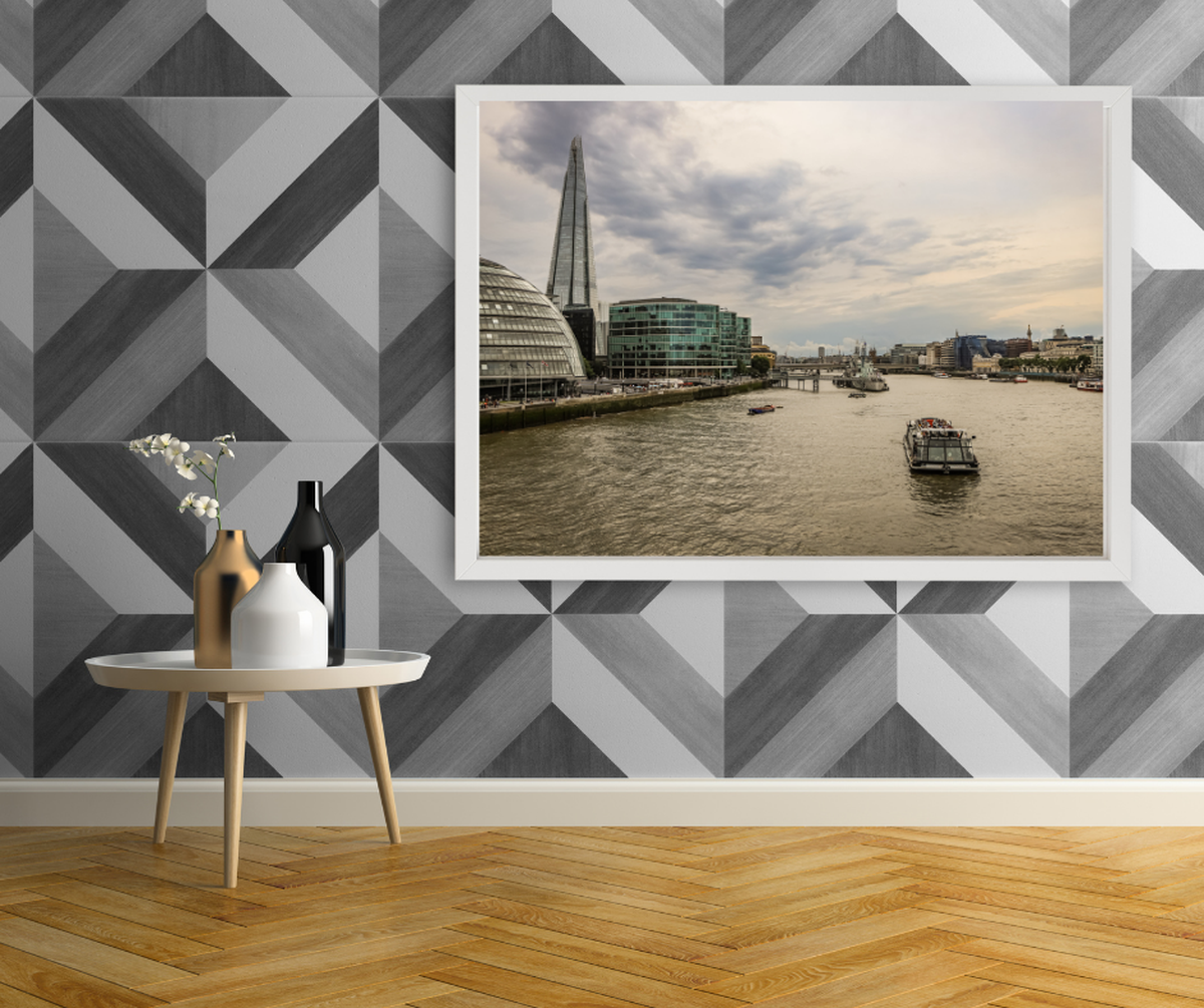 Colour My World -The Thames Riverscape Photographic Art Print