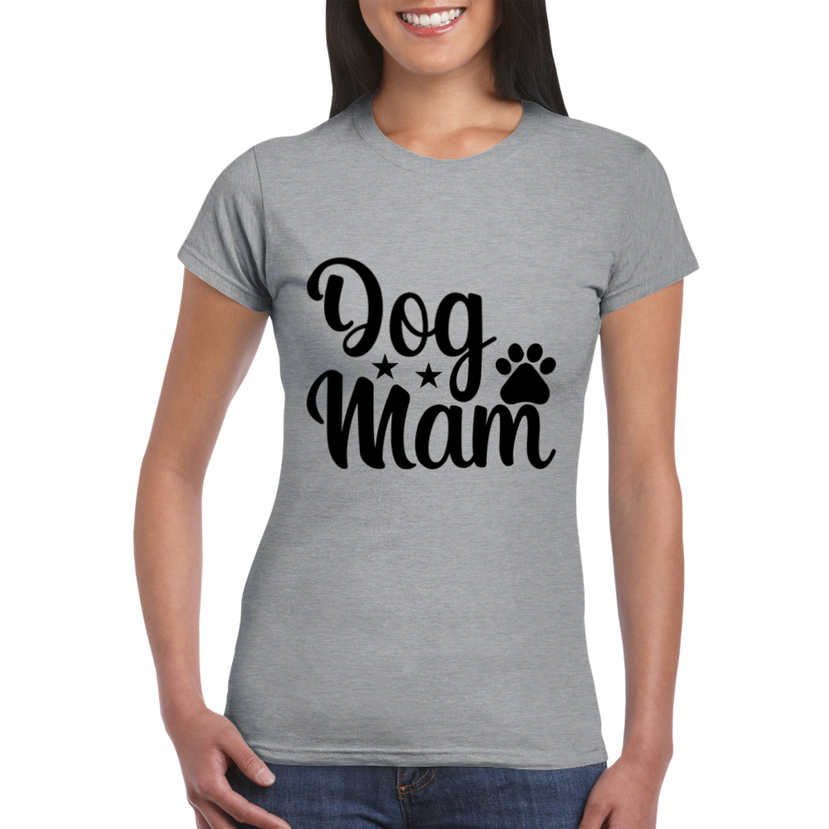 Dog Mam - Classic Womens Crewneck T-shirt