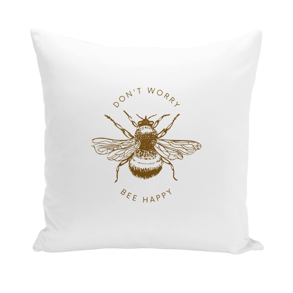Don't Worry, Bee Happy Cushion Covers
