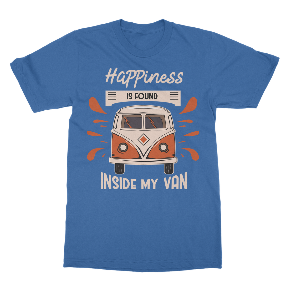 Happiness is found inside my van Happiness is... Classic Adult T-Shirt