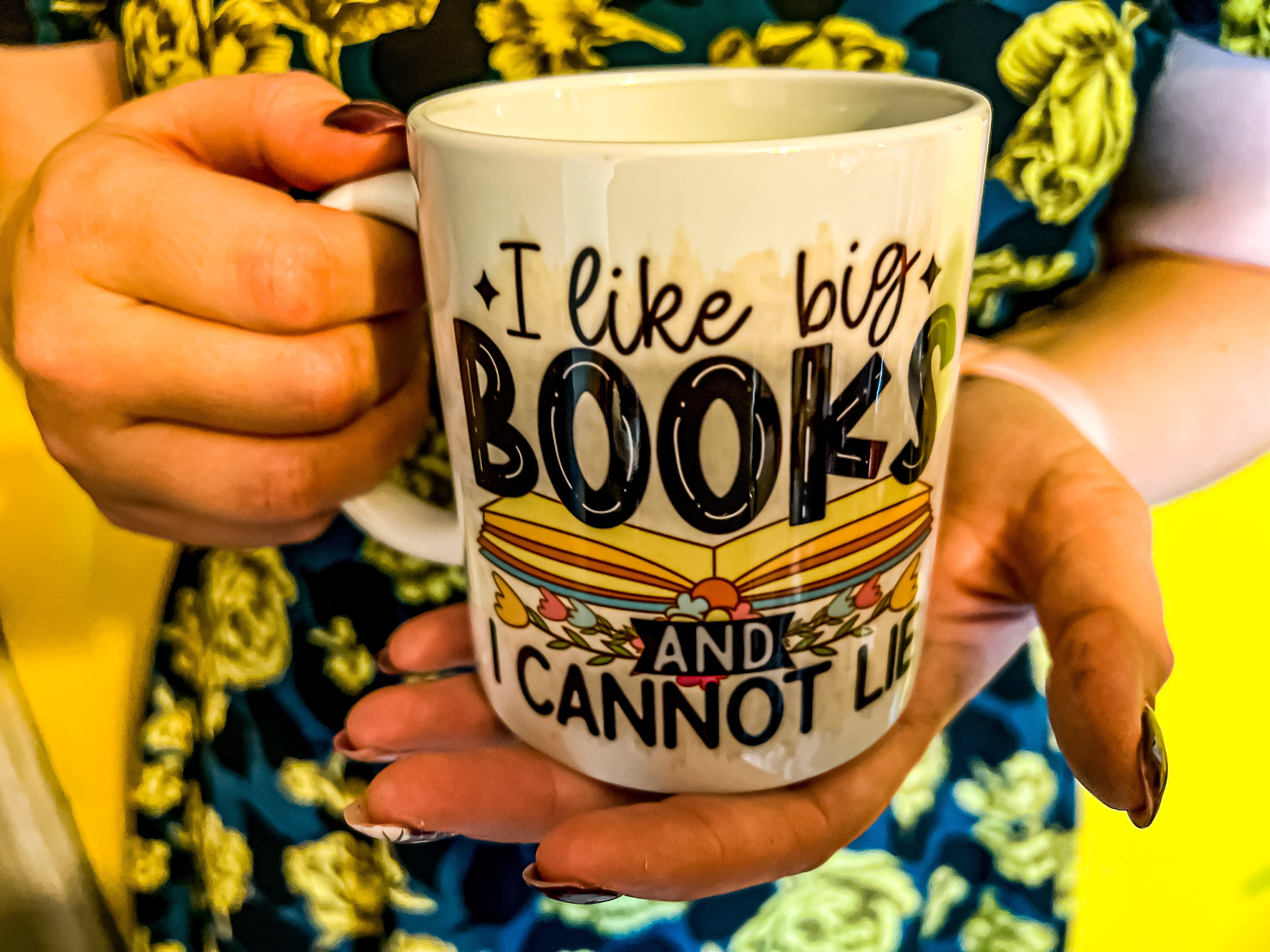I like big books and I cannot lie Mug and Coaster, Fun Drinks mug and coaster set