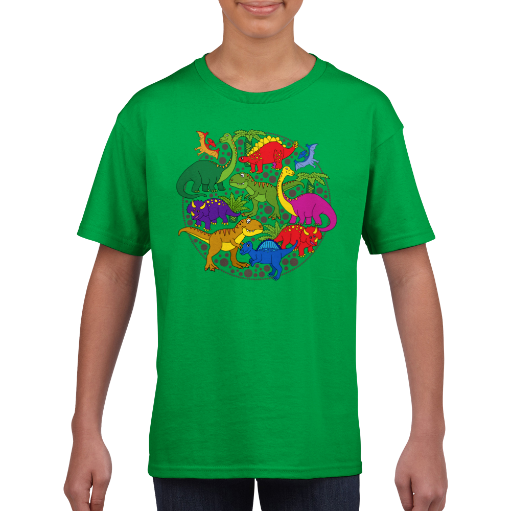 I love Dinosaurs Classic Kids Crewneck T-shirt