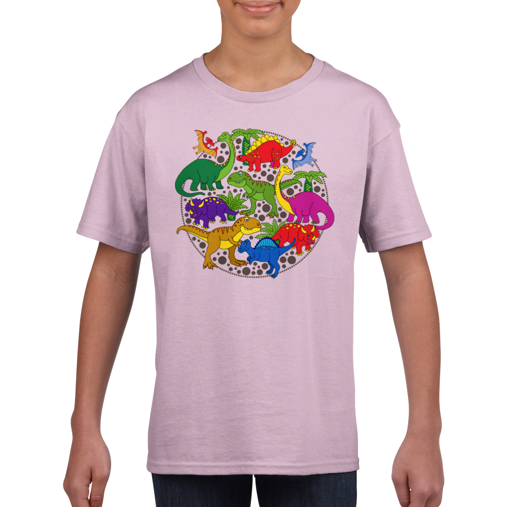 I love Dinosaurs Classic Kids Crewneck T-shirt