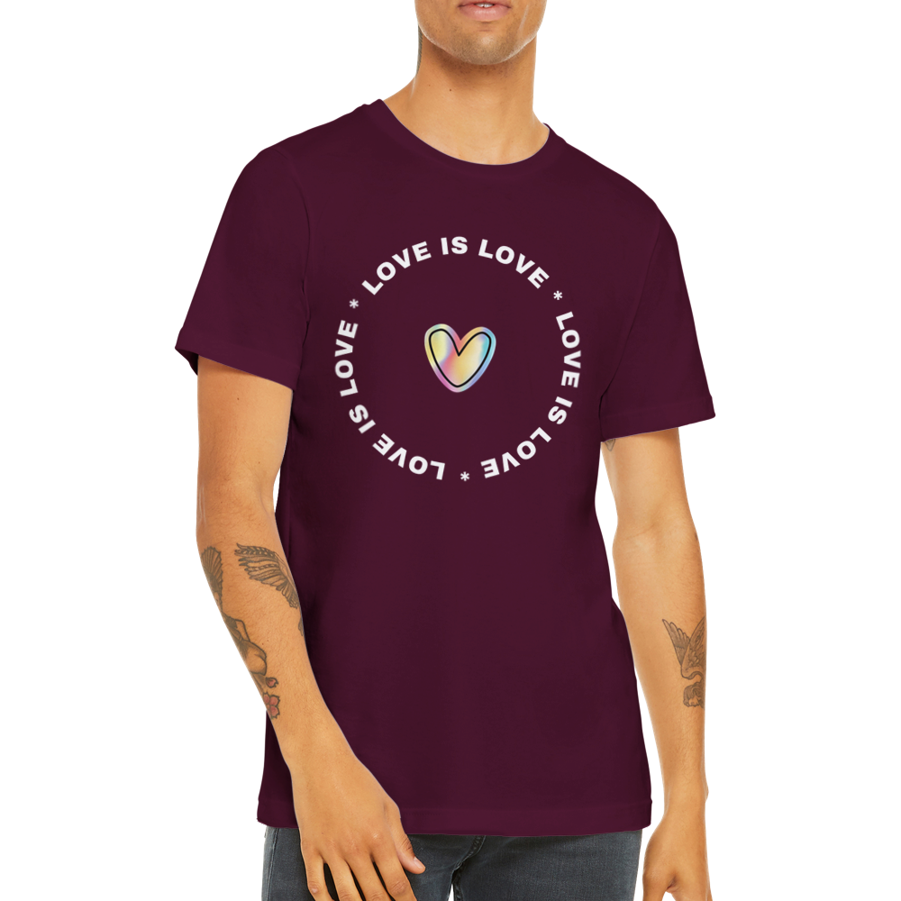 Love is Love Premium Unisex Crewneck T-shirt