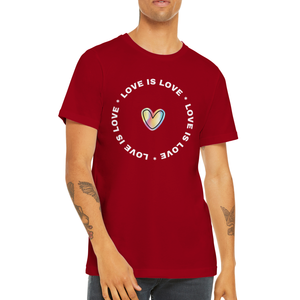 Love is Love Premium Unisex Crewneck T-shirt