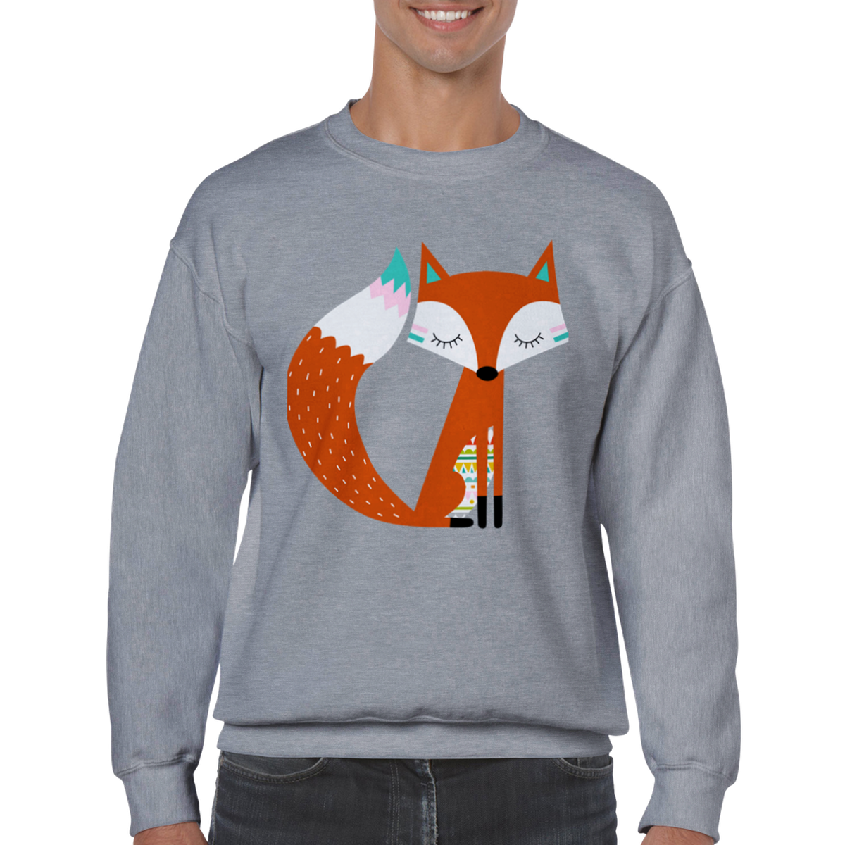 Scandinavian Fox Unisex Crewneck Sweatshirt