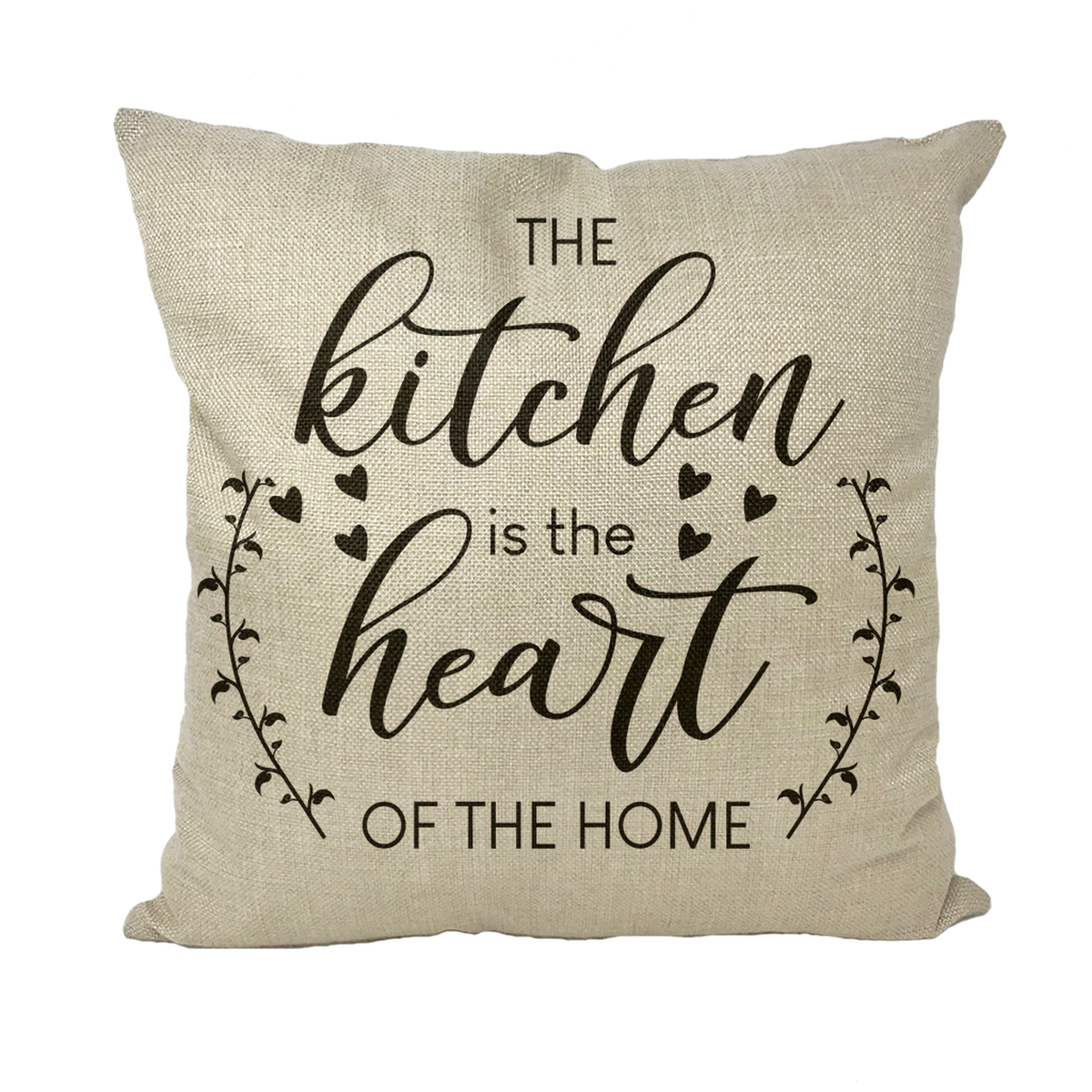 The Kitchen is the heart of the home cushion with Insert