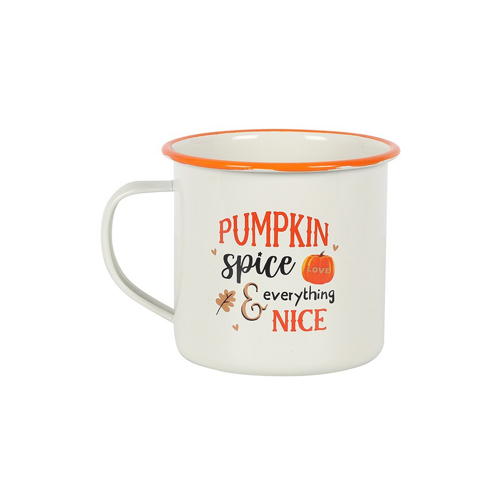 Pumpkin Spice Enamel Mug
