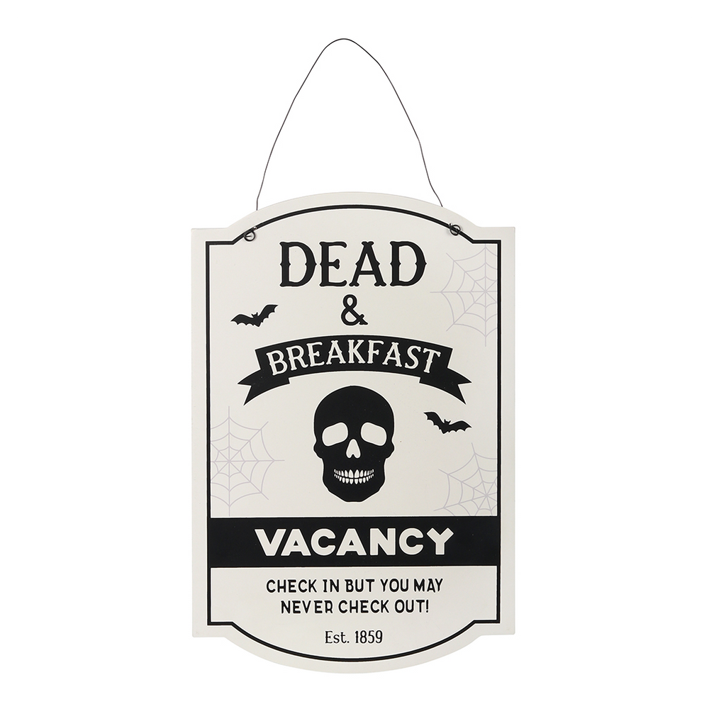 30cm Dead and Breakfast Hanging Sign