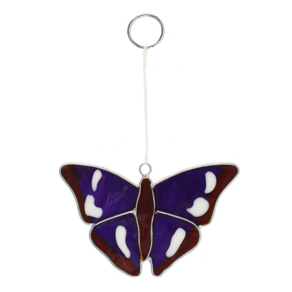Purple Emperor Butterfly Suncatcher
