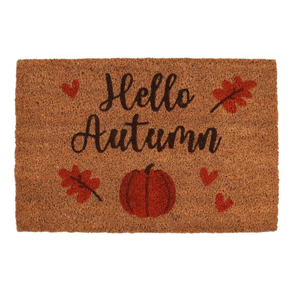 Hello Autumn Natural Doormat