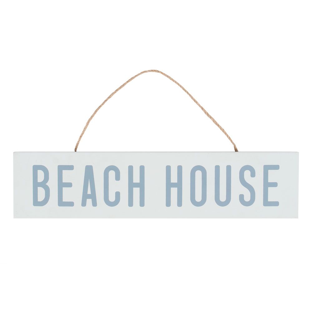 Beach House Hanging Sign