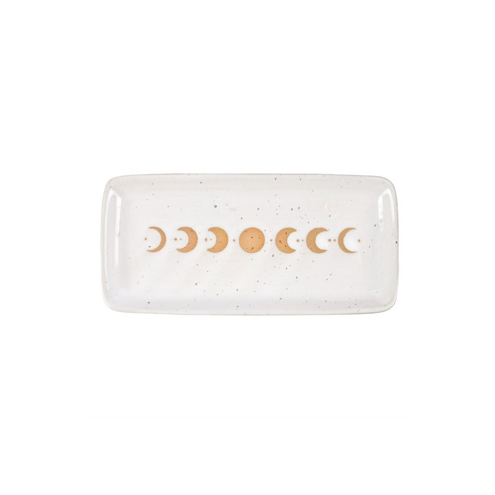 17cm Moon Phase Ceramic Trinket Tray