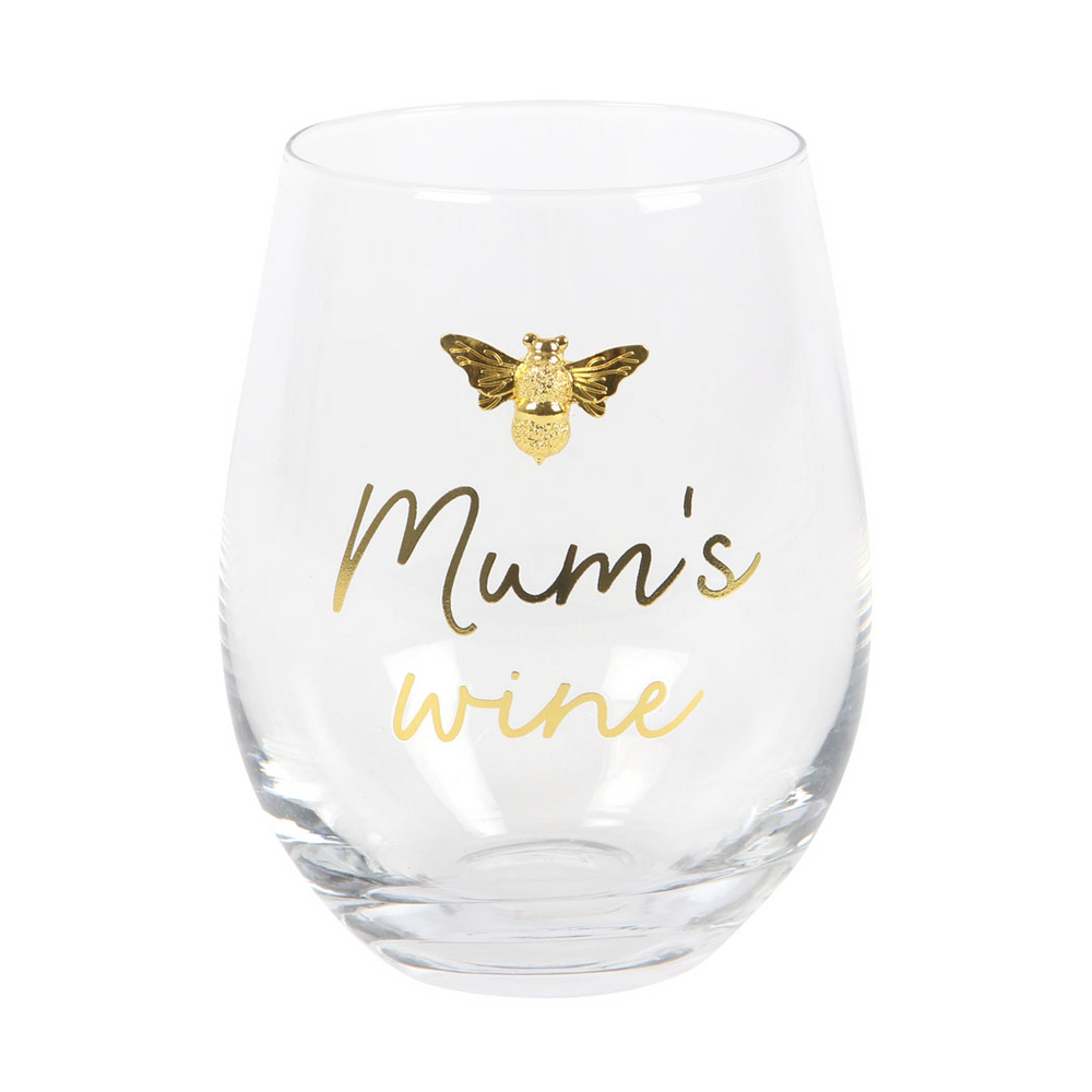 Mum's Wine Stemless Wine Glass