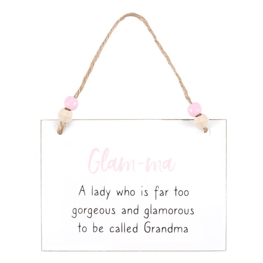 Glam-ma Hanging Sign