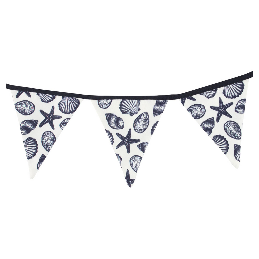 All Over Seashell Fabric Bunting