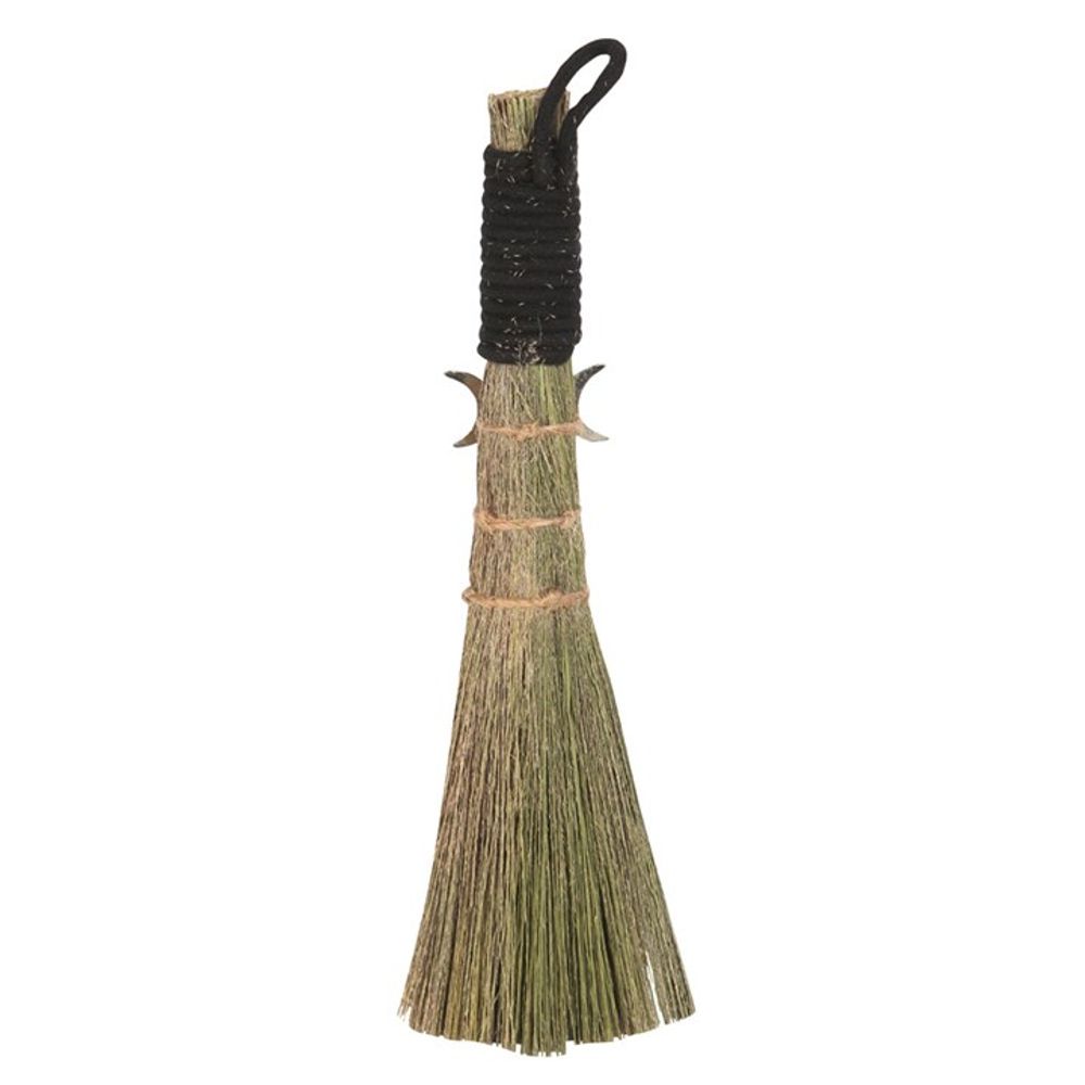 20cm Broom with Triple Moon Charm